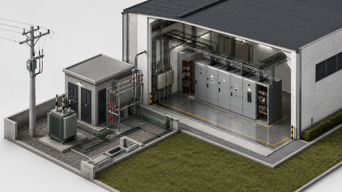 Manutenção preventiva de cabine primária em média tensão